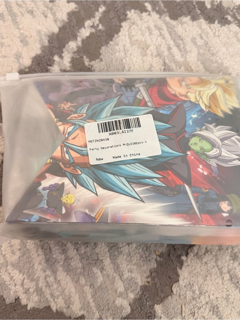DRAGON BALL Z Birthday Decorations Set